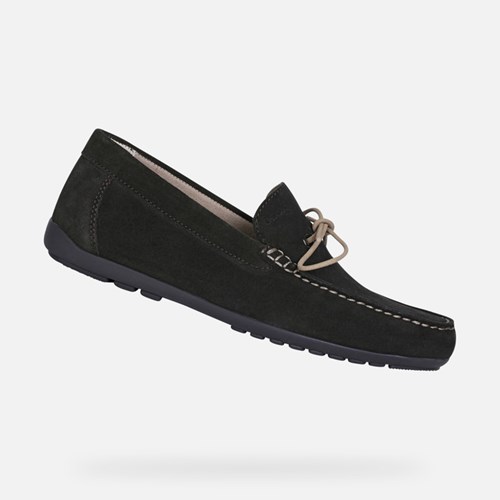 Loafersy Męskie Geox Tivoli Ciemny Kawa | 45KMUYGQC