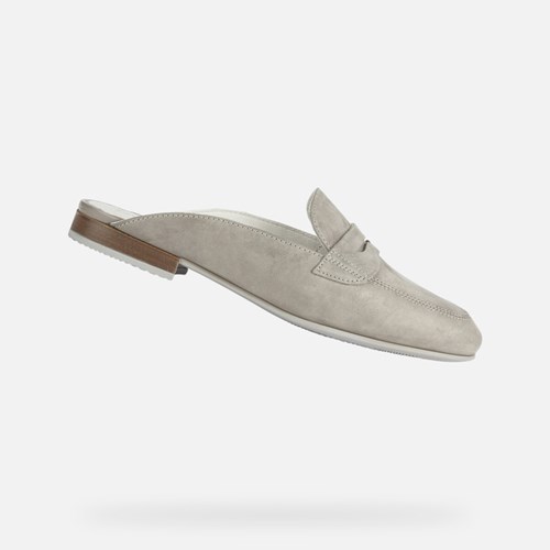 Slip On Damskie Geox New Marlina Taupe | 63AJPZCRT