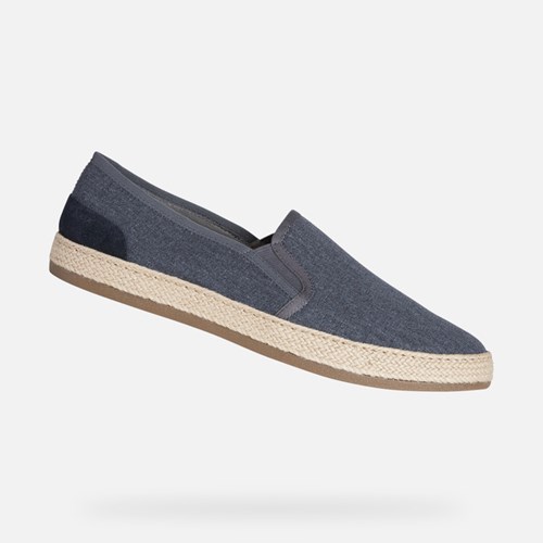 Slip On Męskie Geox Pantelleria Granatowe | 90MNEHZDK