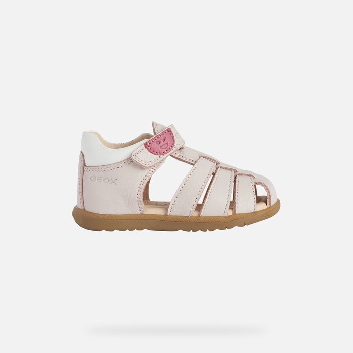 First Steps Niemowlęce Geox Sandal Macchia Głęboka Różowe | 37UFGZVXP