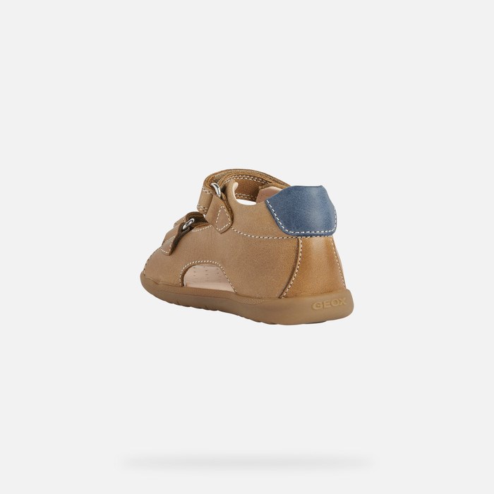 First Steps Niemowlęce Geox Sandal Macchia Caramel | 53JGVKEND