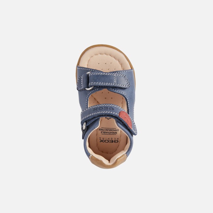 First Steps Niemowlęce Geox Sandal Macchia Granatowe | 83QTPKAUW