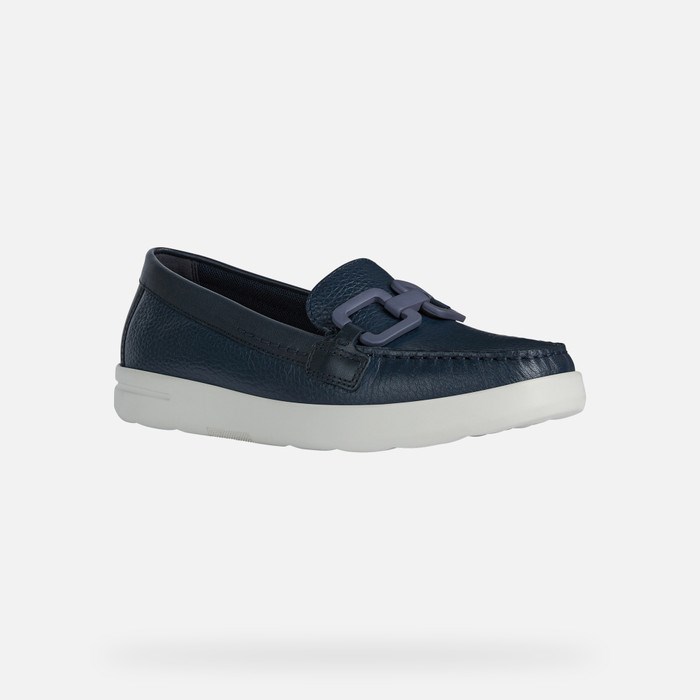 Loafersy Damskie Geox Xand 2j Ciemny | 23JKFADBC