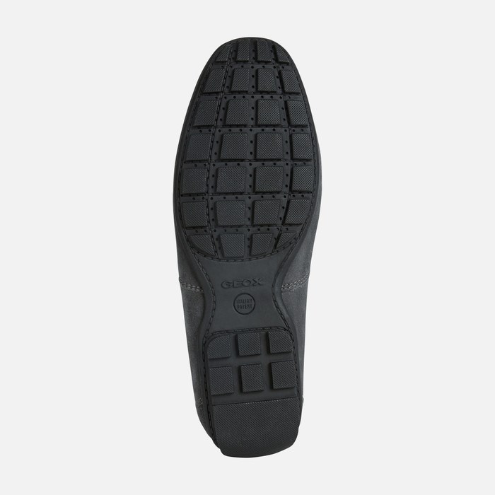 Loafersy Męskie Geox Moner Anthracite | 41XBFQCMN