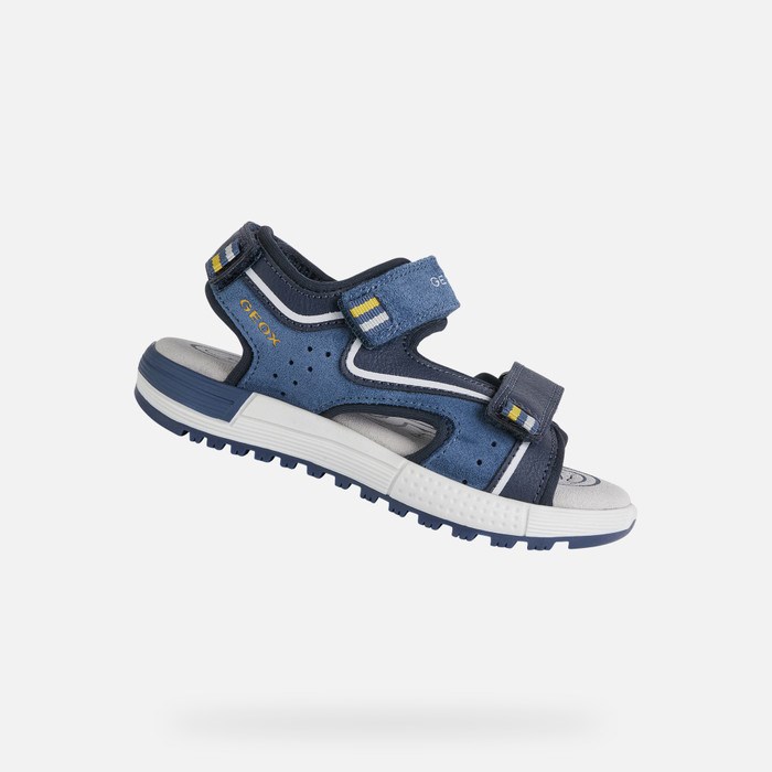 Sandały Chłopięce Geox Sandal Alben Granatowe | 25OINGXKY