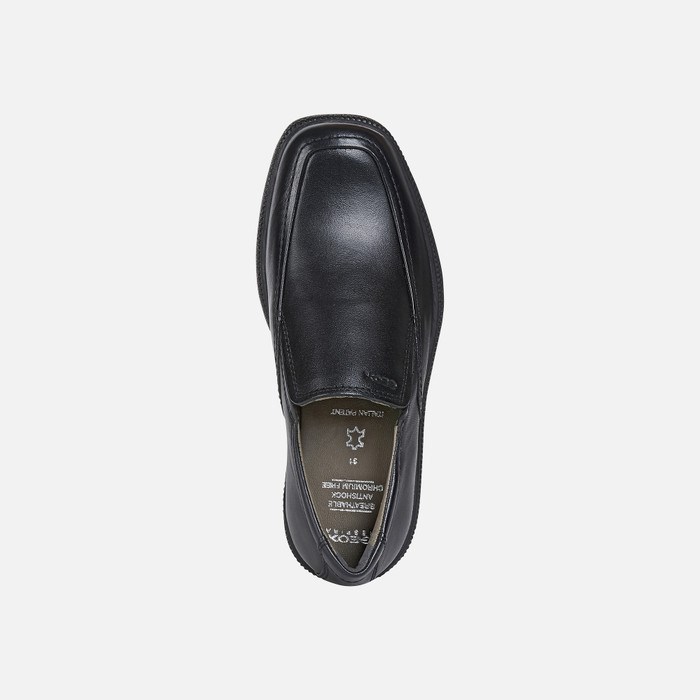 Slip On Chłopięce Geox Federico Czarne | 48UXNCWDL