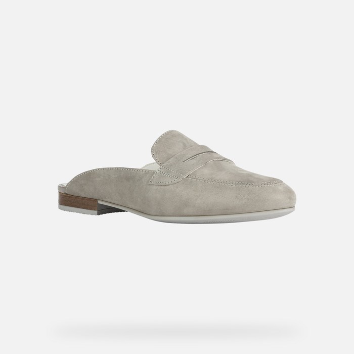 Slip On Damskie Geox New Marlina Taupe | 63AJPZCRT