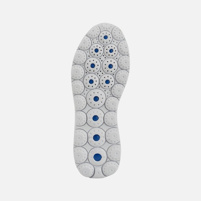 Slip On Damskie Geox Spherica Białe | 93CAMVIWH