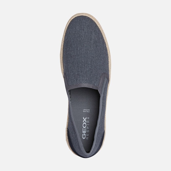 Slip On Męskie Geox Pantelleria Granatowe | 90MNEHZDK