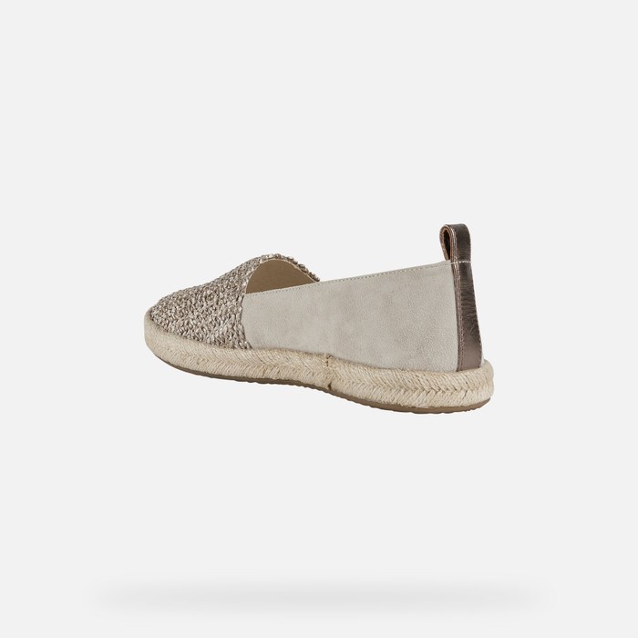 Trampki Damskie Geox Modesty Taupe / Ice | 75JLCUKYB