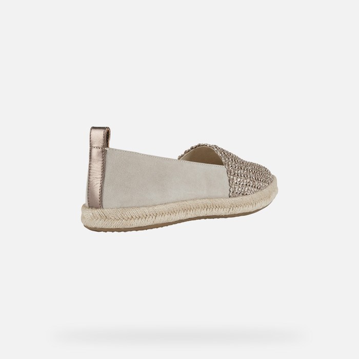 Trampki Damskie Geox Modesty Taupe / Ice | 75JLCUKYB