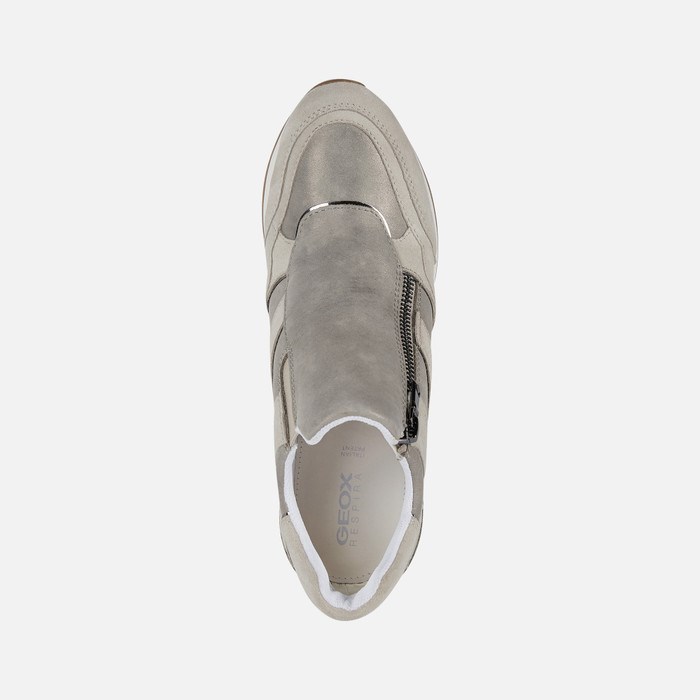 Trampki Damskie Geox Nydame Taupe / Ice | 02HFKADGZ